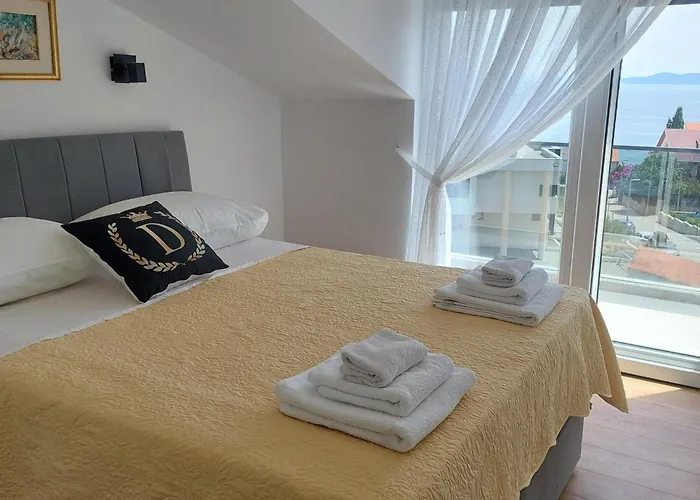 Sea View Luxury Diva Lux, Ciovo, Okrug Apartament *